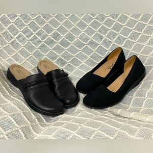 TWO PAIRS Ladies shoes LIFE STRIDE and CLARKS
